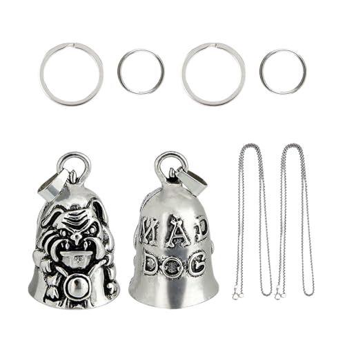 Opilroyn Motorcycle Riding Bell | Motorcycle Luck Bell, Motocicleta Bell Keynchain, Motocicleta Luckyy Bell Keynchain Set Titanium Steel Retro Punk Motorcycle Collar