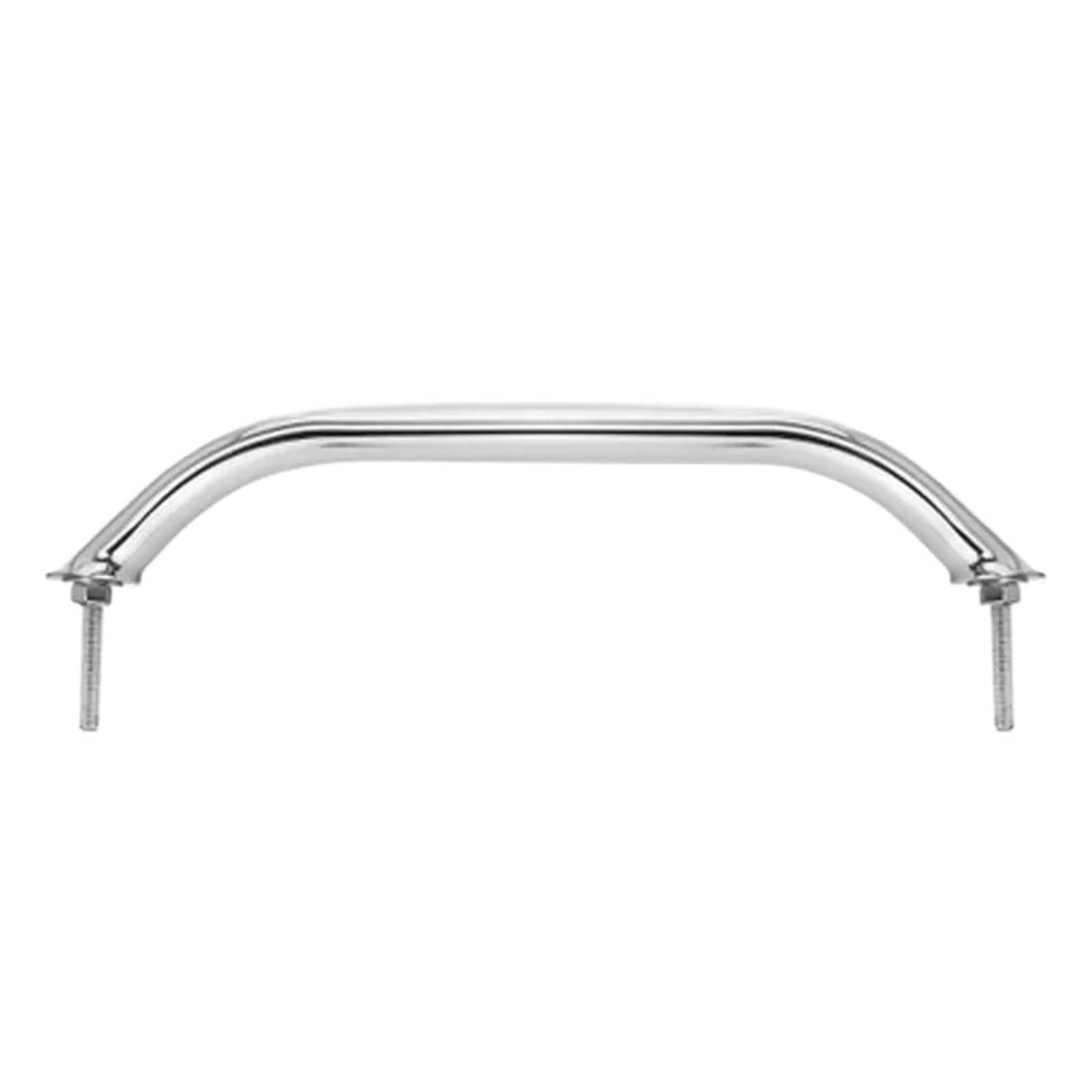 Barras de Apoyo para baños Manija de Agarre de Grado Marino para riel de Puerta, Barra de Agarre con Perno, escotilla de Barco, yate, herrajes para baño Marino(410mm)