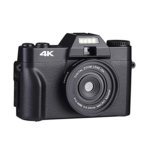 rfIJ 4kA 48MP fW^J 3" tbv XN[ 4K Selfile rfIJ Xg[ }N Y rfI R[_[ ʐ^ 16X fW^ J Avlog J(128G TF Card,Without L
