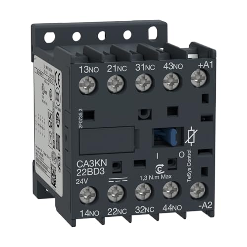 Relais de contrôle CA3KN22BD3 haute fiabilité 2 NO + 2 NF bobine 24V CC