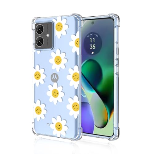 SEAHAI Hülle Für Motorola Moto G54 5G – Buntes Lila, Gehärtetes Glas + TPU – Stoßfest & Dünn