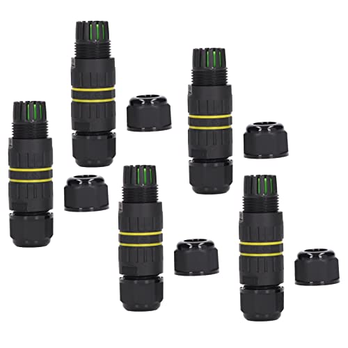Conector de cable impermeable IP68 de 3 pines para evitar apagones en luces de patio 4