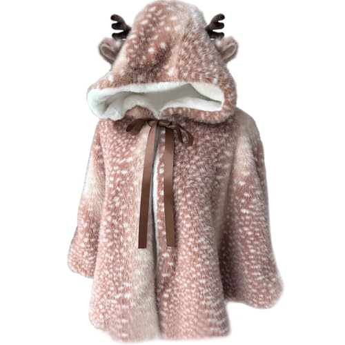 Bufanda de alce bordada unisex en tela suave compacta para invierno y viaje