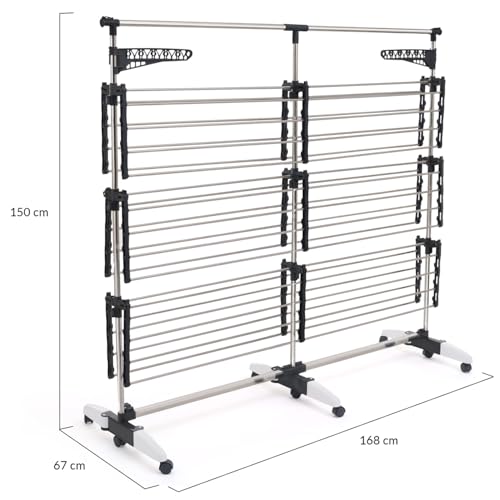 Séchoir à linge vertical pliable pour en finir avec l'humidité - 6