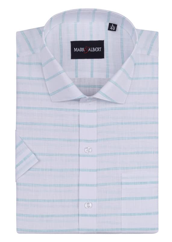 Image of Men's Half Sleeve Linen Shirt