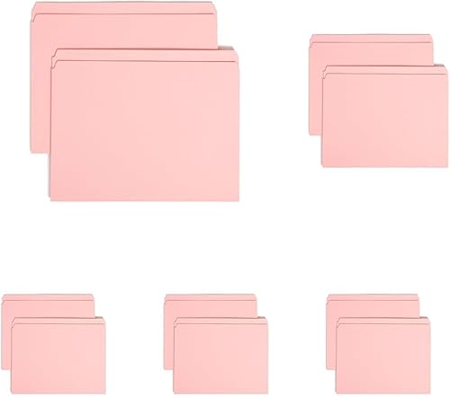 Vista 14 de Smead Carpeta de archivos, pestaña de corte recto, tamaño carta, lavanda, 100 por caja (10940)