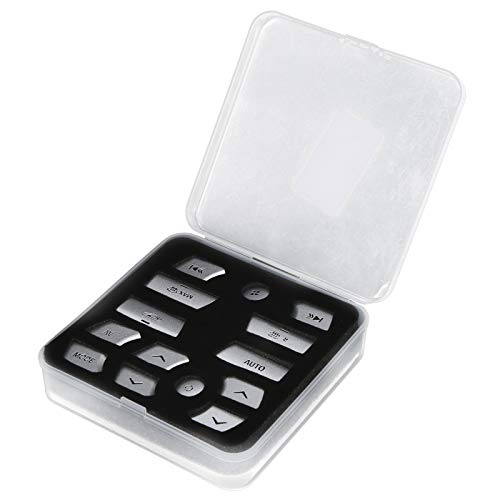 Cache-Boutons AC en Alliage D'aluminium XF 2012-2015, Autocollants Boutons Climatisation