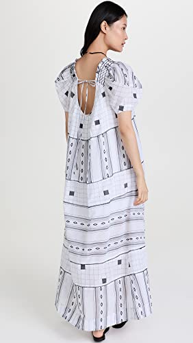 Free People Jamie Embroidered Maxi Black/White MD (Women's 8-10)3