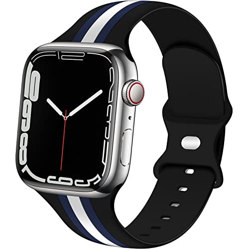 TopPerfekt Designer Sport Straps Compatible Apple Watch Straps 38mm 40mm 41mm Men Kids Women
