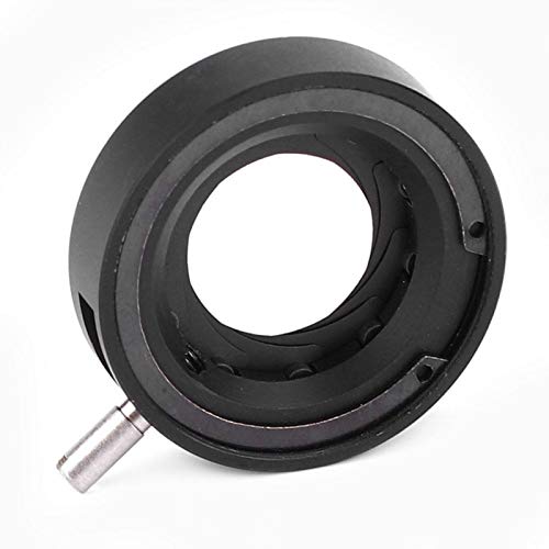 Irisblende Einstellbare Blende SK6 SK8 SK12 SK23 SK25 Iris-Mikroskopadapter Optische Blende mit Mikroskopobjektiv(SK12)