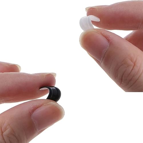 Miniatura 7 de 12 pares de almohadillas de silicona para la nariz, almohadillas para la nariz, kit de repuesto antideslizantes para lentes de sol, lectura, miopía,