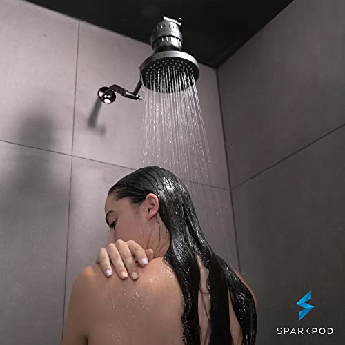 SparkPod Rain Shower Head, 6 Inch Round, Vintage Oil-Rubbed Bronze Finish - image 9