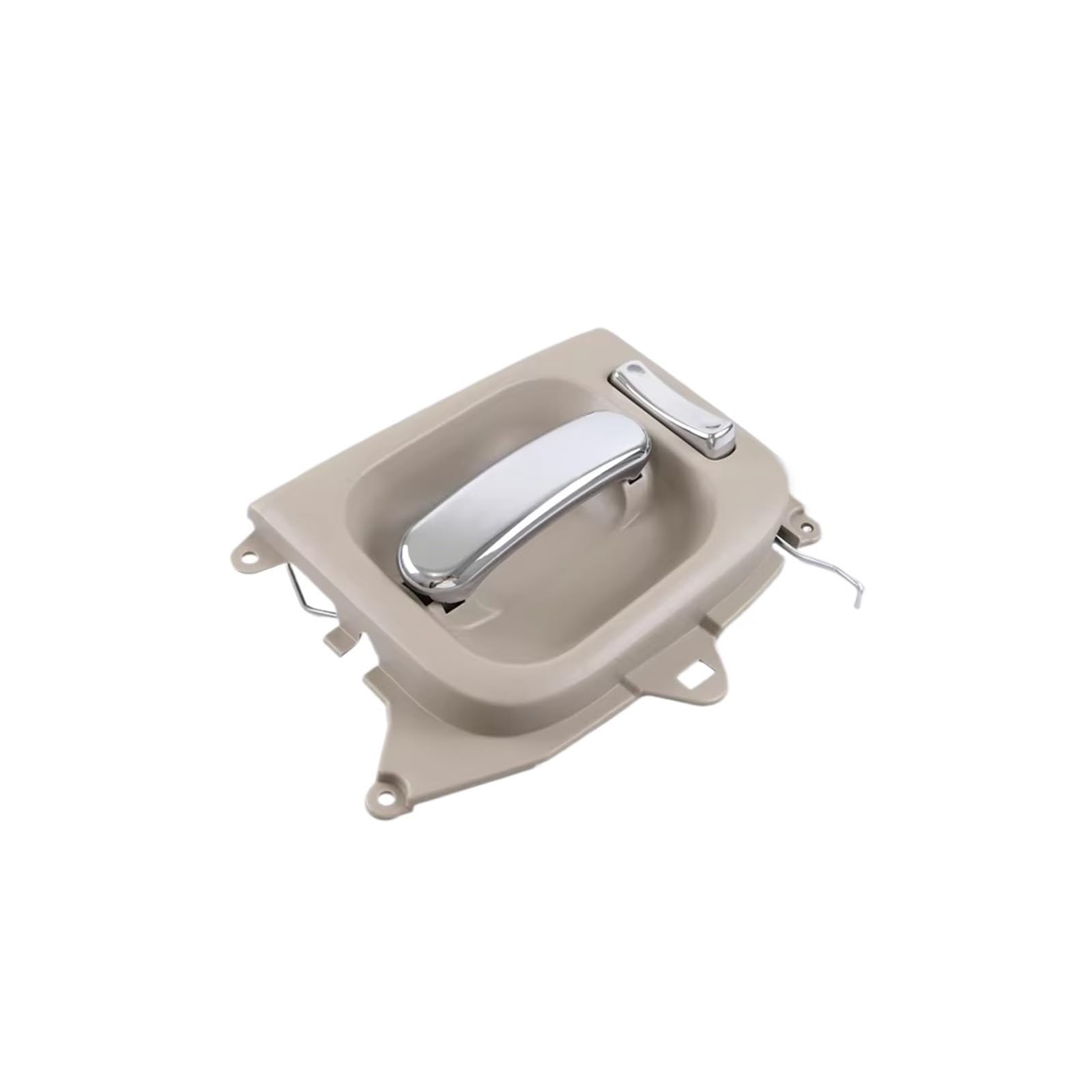 Ksjosji One Color Interior Door Grab Handle Sliding Door Interior Handle For Kia For Carnival 1999-2005 Chrome With Beige Interior Door Handle Replacement(Right)