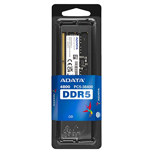 Image of ADATA Premier 8GB (1x8GB) DDR5 4800MHz CL40 PC5-38400 262-Pin SODIMM Memory RAM Single Pack(AD5S48008G-S