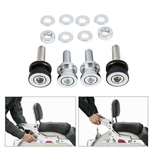 Rack destacável Sissy Bar Tour Rack de 4 pontos para Harley Deluxe Heritage Classic Softail Slim Fat