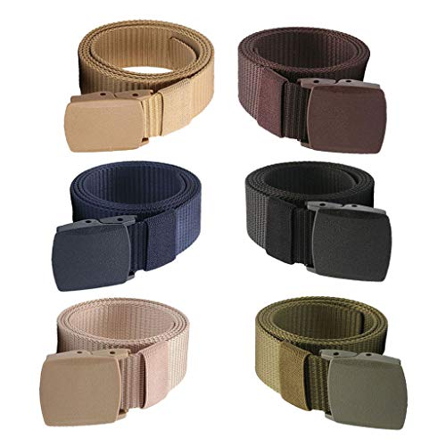 gazechimp 4x Homens Mulheres Cinto de Nylon Cinto Casual Esportes Tático Web Correia de Correia