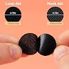 BOOMIBOO Self Adhesive Dots,320pcs(640Pairs) 0.75 Diameter,Self Adhesive Round Circle Sticky Sticker Dots Perfect use for Arts and Crafts School, Classroom, Office, Home, Black