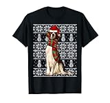 Photo Gallery santa hat xmas irish red and white setter brutto natale maglietta Photo Gallery santa hat xmas irish red and white setter brutto natale maglietta