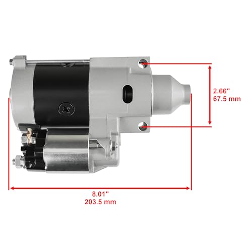 Caltric Starter Motor Compatible with Yamaha Outboard 9.9HP 15HP 18HP miniatura 2