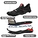 Imagen de Zapatos de Seguridad para Mujer Calzado de Trabajo Ligero Zapatos de Industria y Construcción para Hombre Mode Calzado de Seguridad Hombre Antideslizante Calzado Seguridad Verano Negro Rojo 38EU