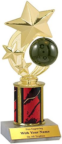 Bowling Trophy - 7" with Spinning Bowling Ball