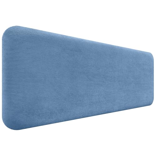 DHOME Cabecero Tapizado Liso Redondeado