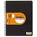Lot de 5 Cahier recharge Exabook A4+, 160p./80 feuilles microperforées 80 g/m² reliure intégrale, perf. 4 trous, quadrillé 5x5 + cadre