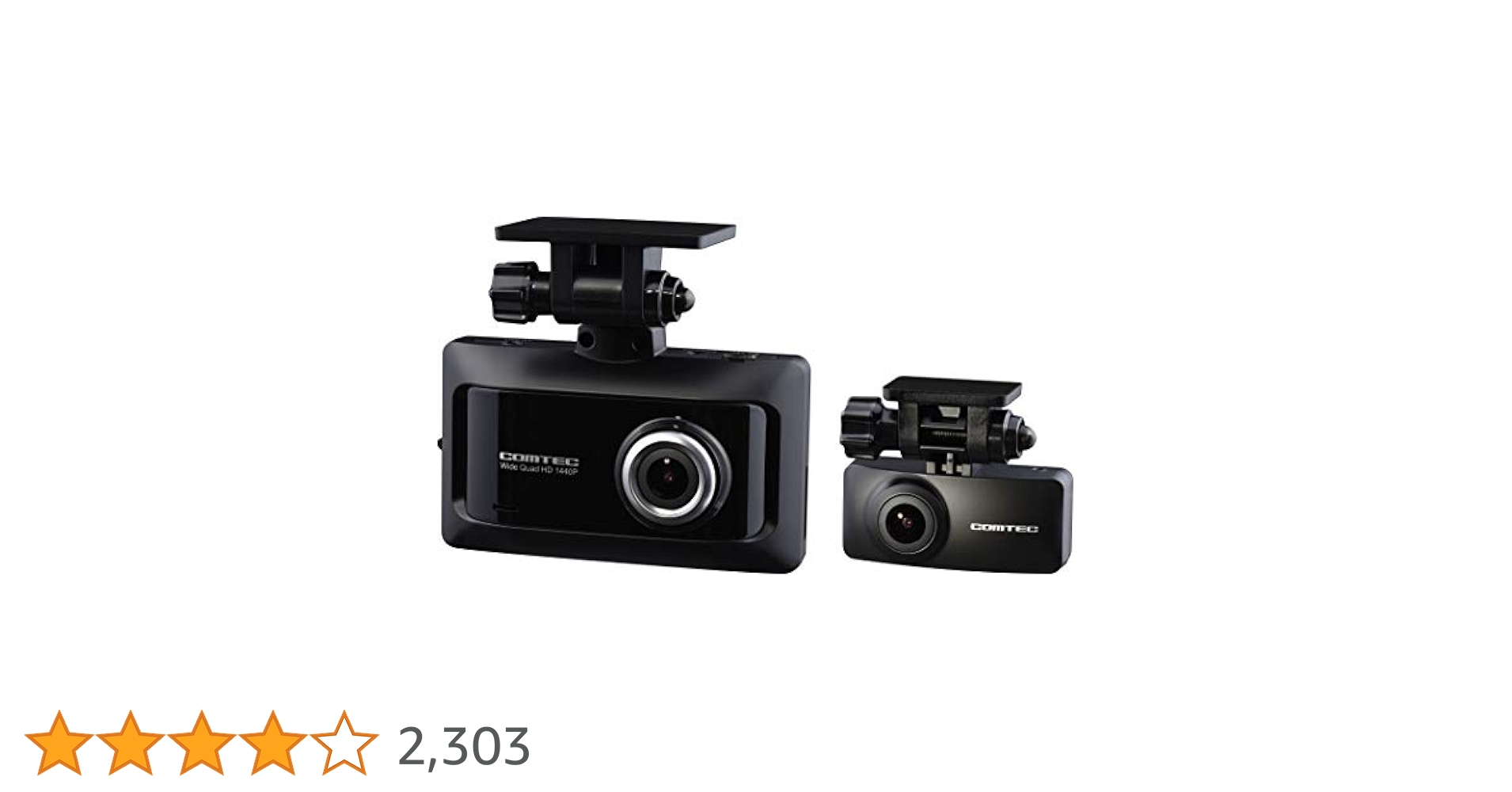 Amazon | コムテック 車用 前後2カメラ ドライブレコーダー