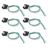 GoaMotors 6pcs Fuel Injector Alternator Connector EV6 Plug Pigtail Wiring Repair Harness for Jeep for Dodge Dakota Challenger for Wrangler JK TJ for Chrysler 300