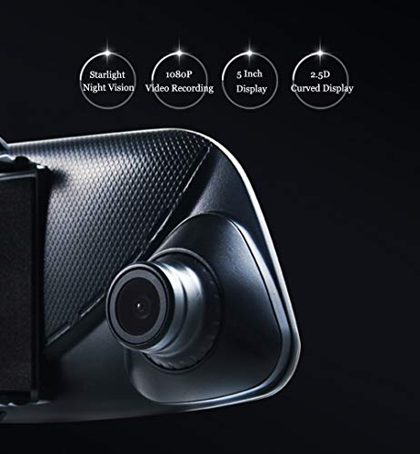 Dash cam écran tactile 5 pouces Full HD double objectif 140° - 7