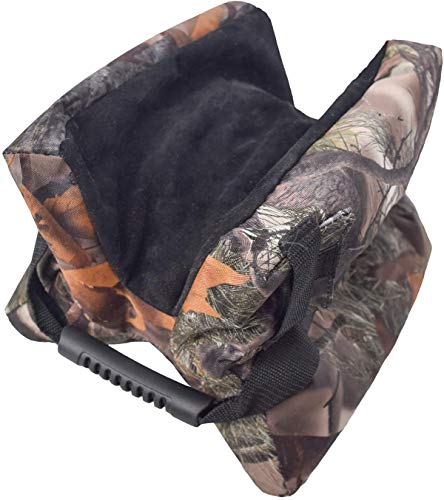 N / C Camouflage Shooting Rest Bag, Front and Back Sandbag Shooting Rest Support Bag, Bracket for Guns, Outdoor Sports Target Shooting and Hunting Accessories