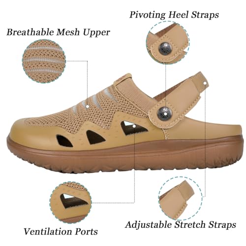 Image of Eagsouni Mens Womens Arch Support Garden Clogs