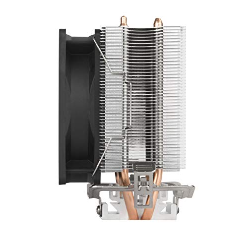 Image of SilverStone Technology KR03 Krypton CPU Cooler, 92mm Blue LED Fan, 2000 RPM, Hydraulic Bearing, Copper Heat Pipes with Aluminum fins, Universal Socket Compatibility Intel&AMD, SST-KR03