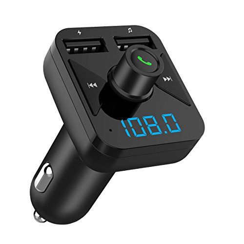 Bluetooth para Coche, Manos Libres para Coche, Transmisor FM Bluetooth Coche Manos...