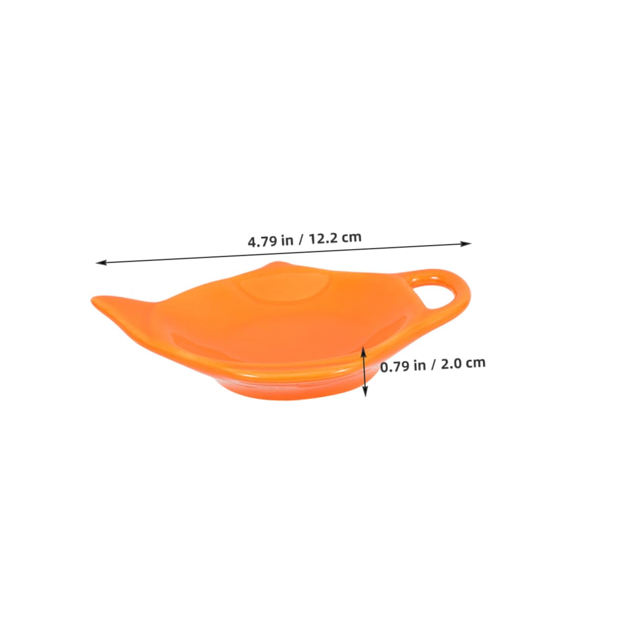 DECHOUS 2Pcs Ceramic Teapot Shaped Teabag Holder Dish Afternoon Tea Coaster Decorative Teabag Tray for Home Restaurant and Tea Room Use Easy to Clean and Stable Design