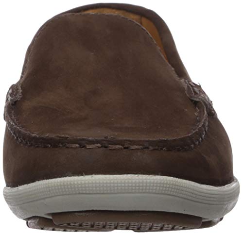 Driver Club Usa Unisex Kids Boys/Girls Genuine Leather Venetian Driving Style Loafer, Brown Nubuck, 4.5 M Us Little #TOP1