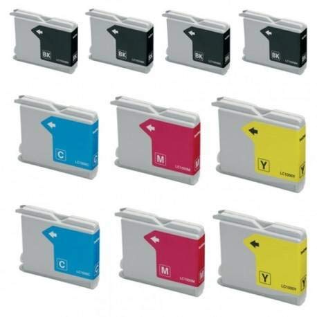 Tonersshop LC970 LC1000 KIT 10 Cartucce Compatibili Nero+Colori Per Brother MFC-240C