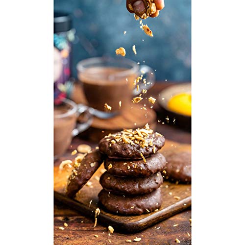 Entisi Hazelnut Cookies Coated with 54% Dark Chocolate - (6 Pieces, 210g) 2