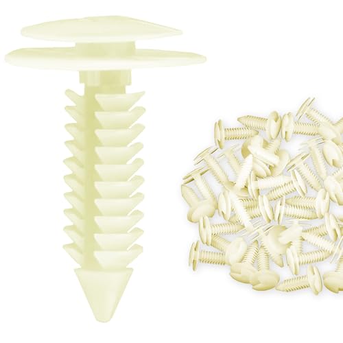 50 PCS Nylon Door Trim Panel Retainer Clip, Interior Door Panel Clip Replaces for GM 363137, Compatible with Chevrolet Cadillac Buick Blazer Silverado Truck GMC Yukon