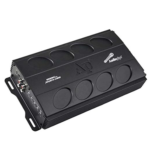 1000W Monoblock Amplifier Class D Amp Car Audio Bass Knob Audiopipe APMN-1300