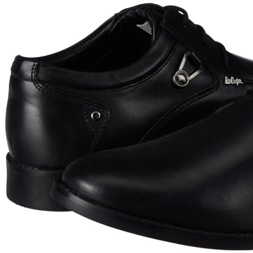 Image of Lee Cooper LC2024B3R Men's Leather Derby Formal Shoes | Lightweight, Comfortable & Stylish Lace-Ups for Office, Business