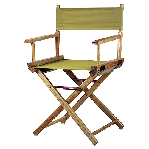 Casual Home 18" Director's Chair Natural Frame-Olive Canvas