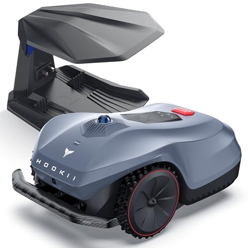 HOOKII Neomow X SE Mähroboter ohne Begrenzungskabel, bis 3000㎡, 3D LiDAR SLAM+Vision Fusion Kartierung, Keine RTK-Station Erforderlich, mit 4G Modul und GPS, Schnitthöhe 30-85 mm, 45° Steigung, Leise