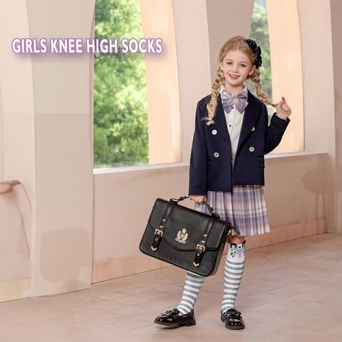 Color City Girls Knee High Socks Kids Long Boot Socks Cozy Fun Animal Warm Cotton Socks3