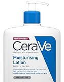 CeraVe Moisturising Lotion, With 3 Essential Ceramides and Hyaluronic Acid, Lightweight Hydration for Dry to Very Dry Skin, Face & Body Lotion, Fast Absorbing, Dermatologist Developed, 1 Litre