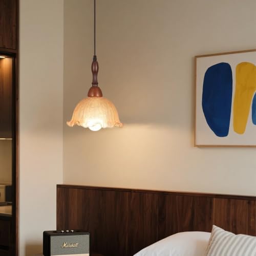Lampe suspendue E27 en verre pour éclairage de bar comptoir et restaurant
