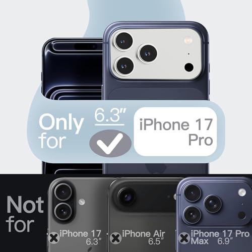 Image of mobistyle Magnetic Silicone Back Cover for iPhone 17 Pro Max 6.9-Inch, Compatible with Mag-Safe, Silky Soft Touch, Shock Absorbing Phone Cover Case with Camera Lens Protection (Black)