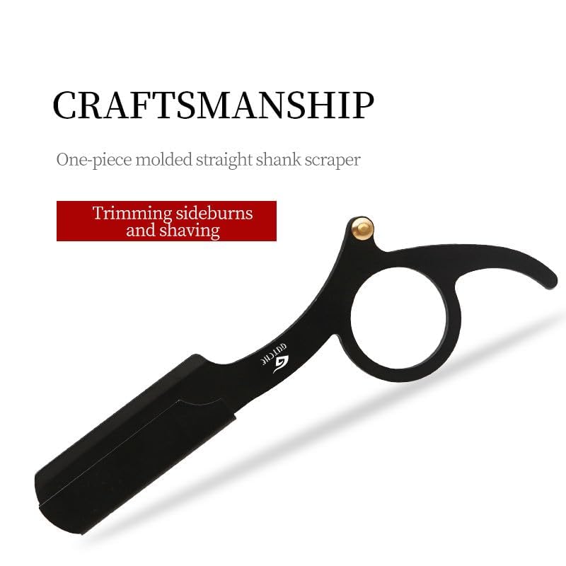 Image of Manual Shaving Barber Razor Straight Professional Hairdresser Trimming Beard Reusable Razor for Men Shaving for Face