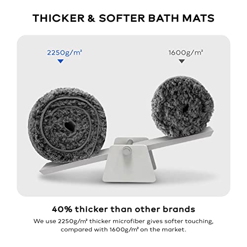 Ashler Runners Bathroom Rugs Long Non Slip Bathroom Rug Sets 2 Piece, Water Absorbing Bath Mat Ultra Soft Shower Rugs, Plush Machine Washable Bathroom Carpet #TOP2