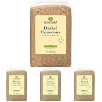 Alnatura Bio Couscous Dinkel, 400 g (Packung mit 4)